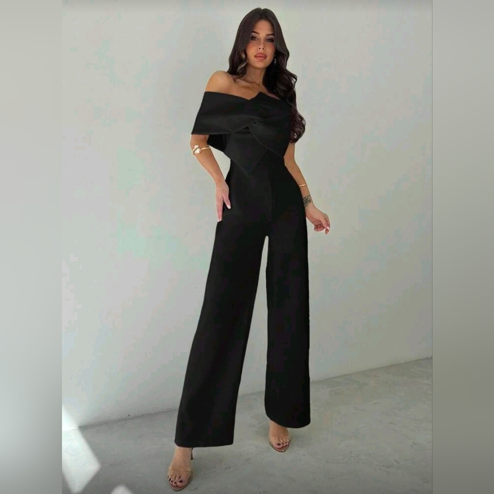 Firerie Elegant 3D Twist Design Sleeveless Backless Jumpsuit